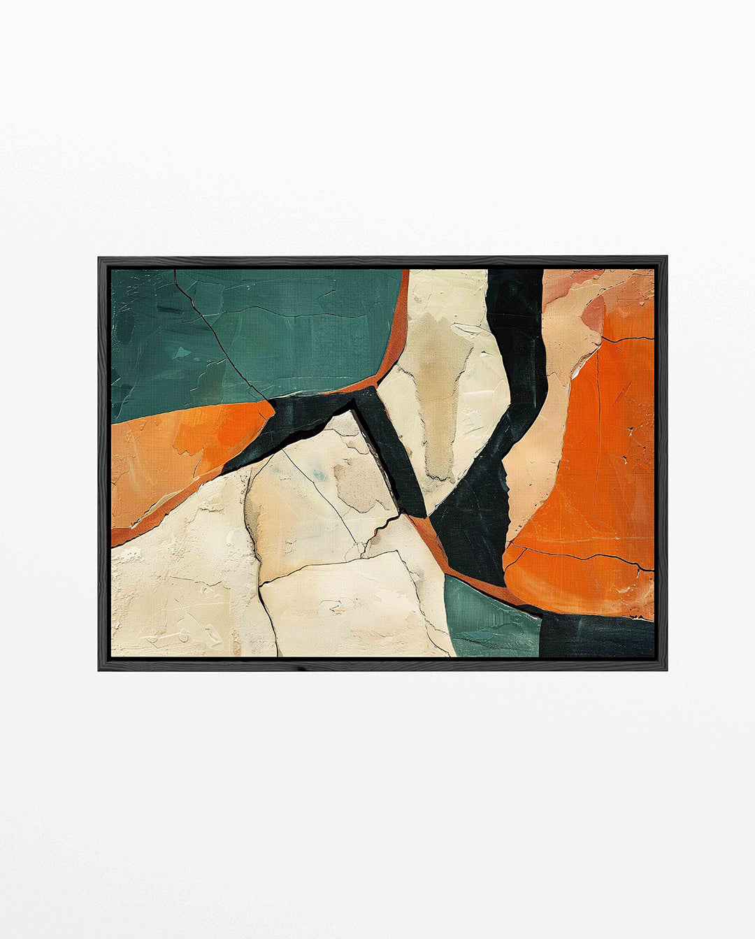 Dynamische vormen – Abstract kunstwerk – liggend abstract kunstwerk