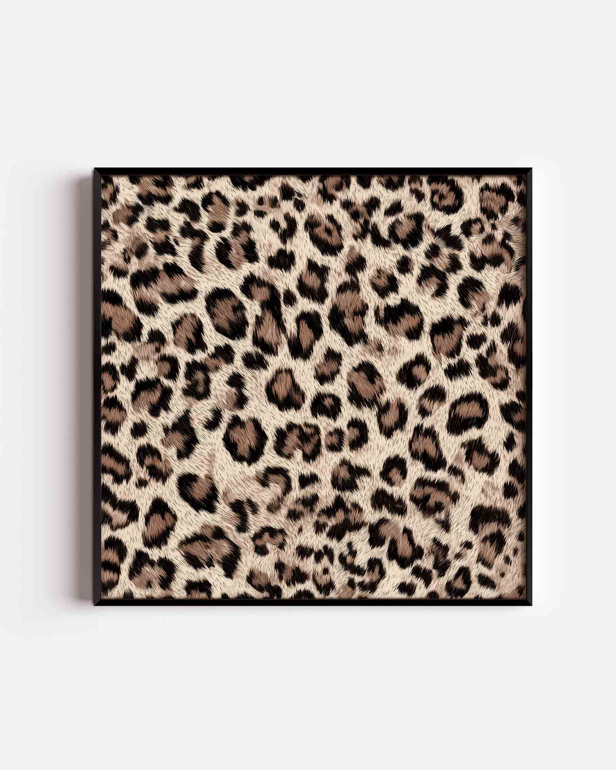 Luipaardprint – jungle vierkante poster als wanddecoratie