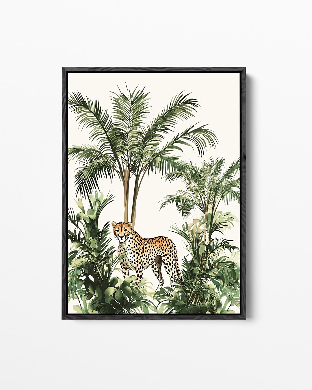 Tropische dierentuin – staand wanddecoratie kunstwerk