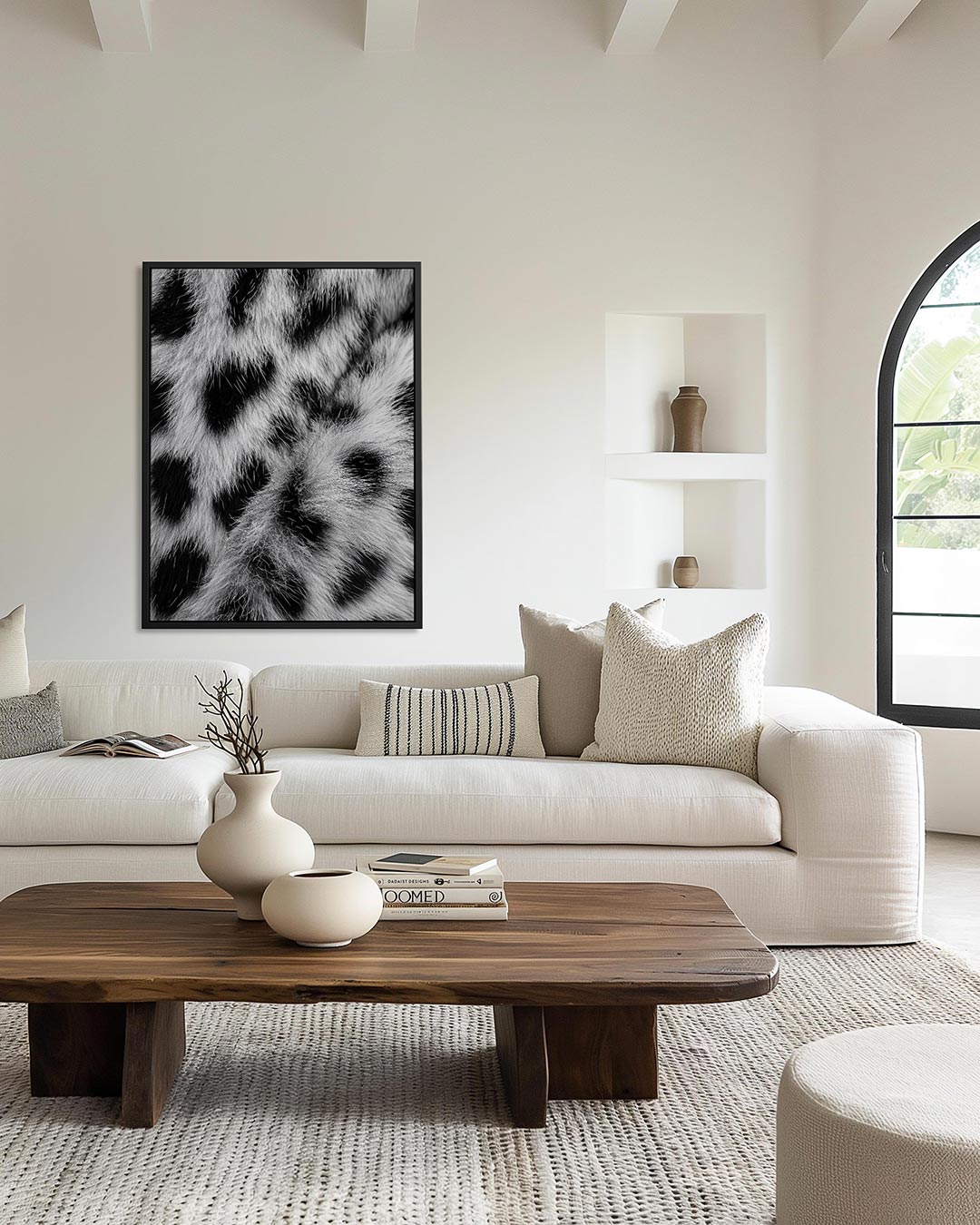 Dierlijke patronen – moderne staande wandkunst