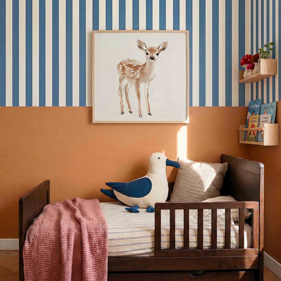 Hertje – kids poster in vierkant formaat