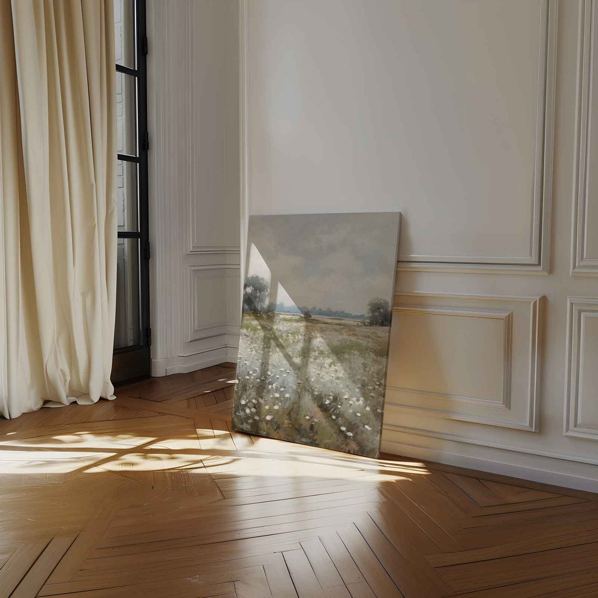 Zomerweide Dagdroom – staand kunstwerk voor modern interieur