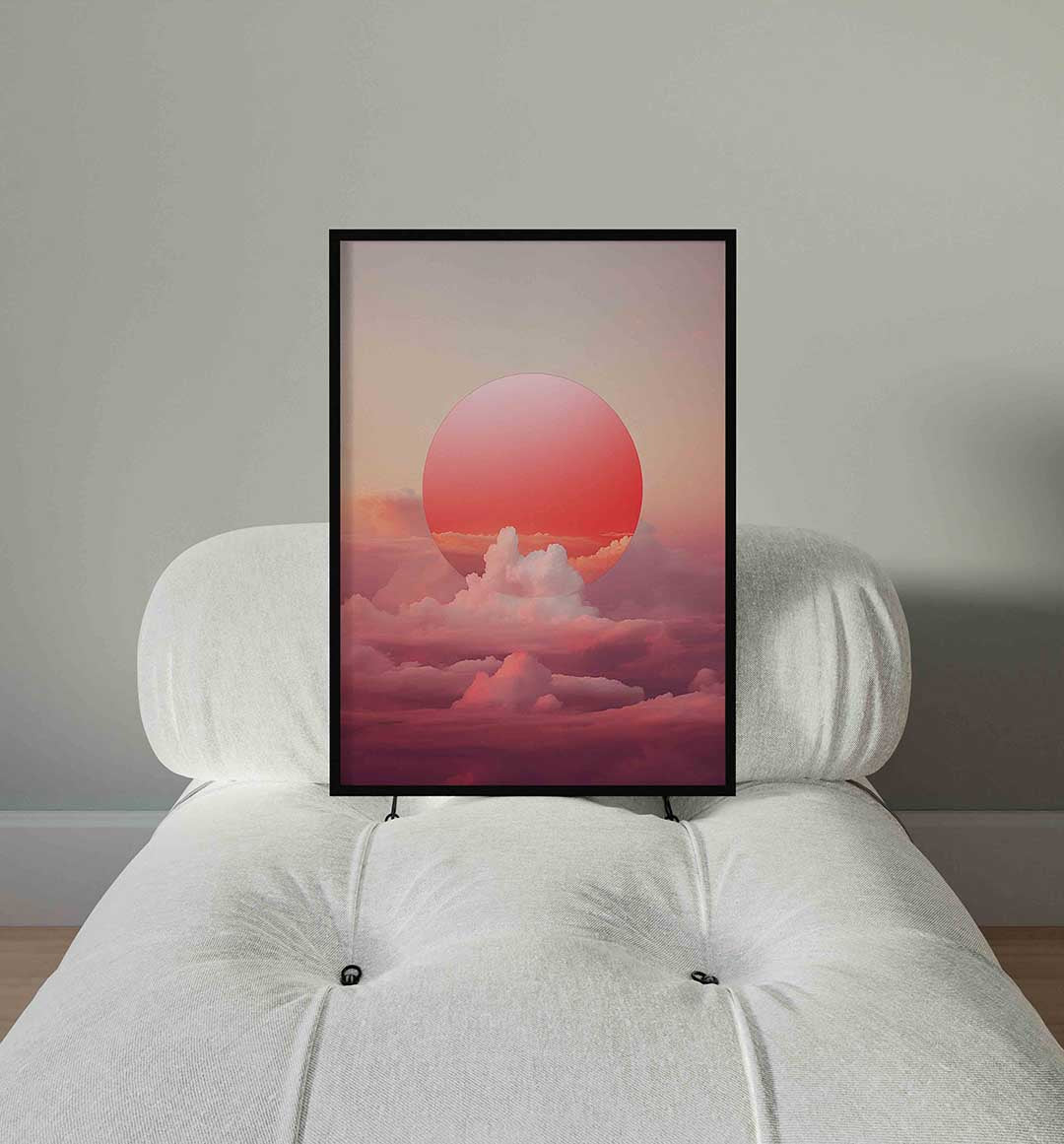 Abstracte – staande surrealistische wanddecoratie van WallArtistic