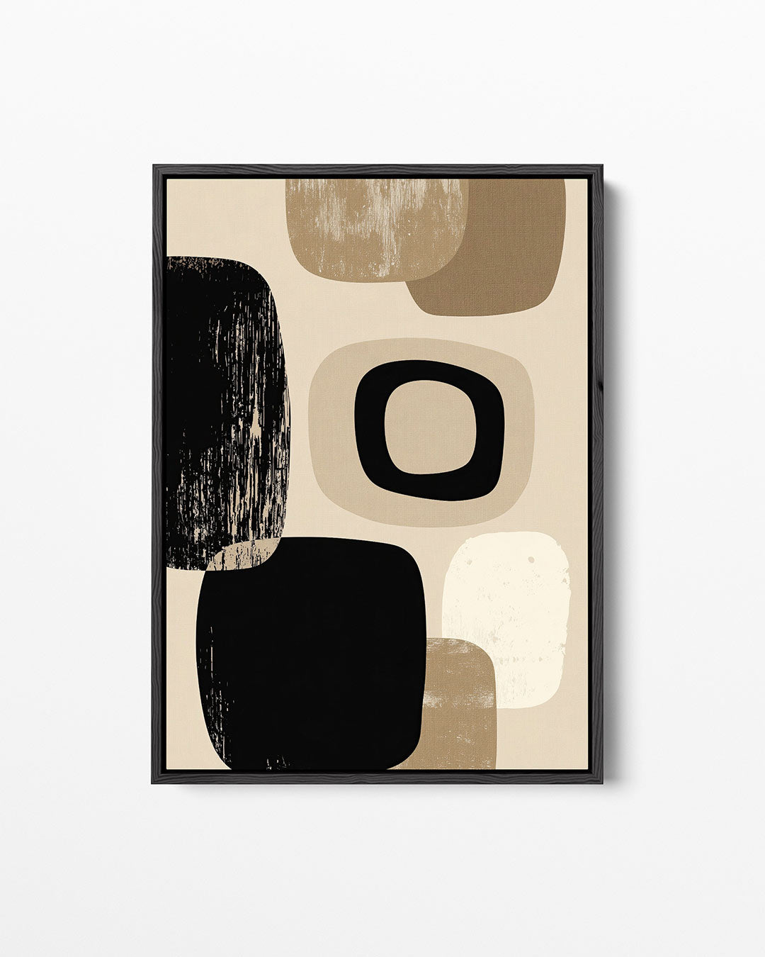 Organische vormen compositie – staand wanddecoratie kunstwerk