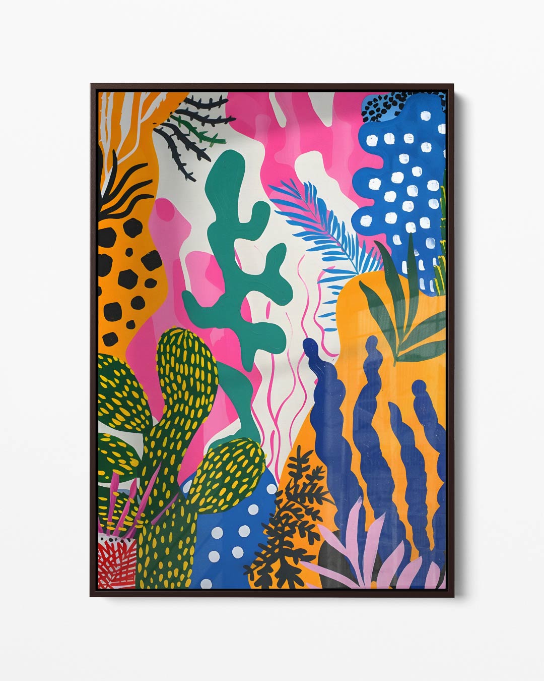 Kleurrijke Botanicus – portret kunstwerk als wanddecoratie