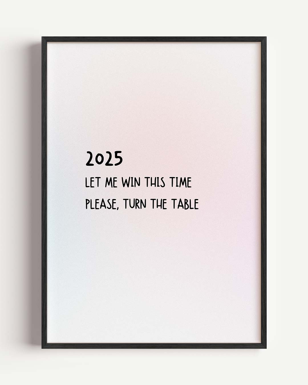 2025 – mindful portret poster als wanddecoratie
