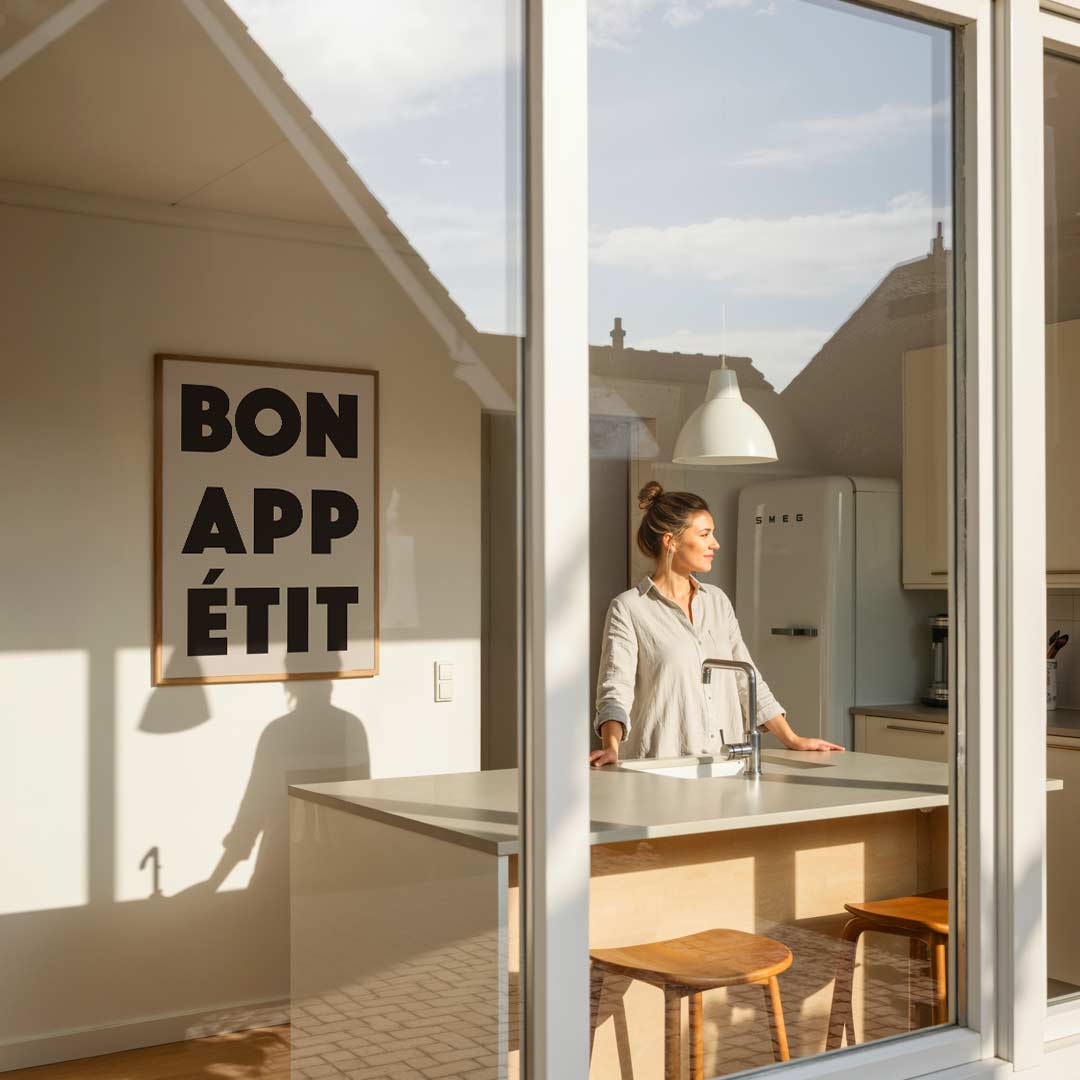 Bon Appétit – keukenposter in staand formaat