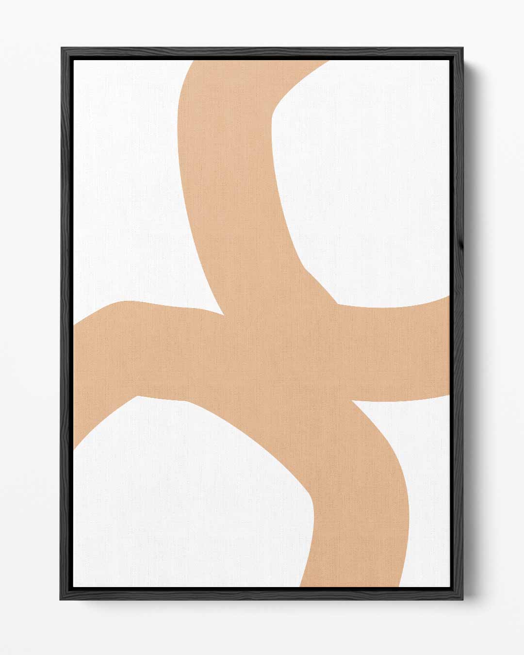 Elegante Abstracte Compositie – portret kunstwerk als wanddecoratie