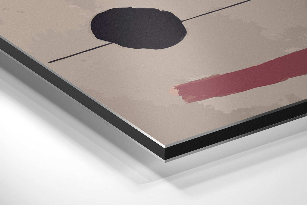 Kleurrijke Abstracte Compositie – canvas kunstwerk als wanddecoratie