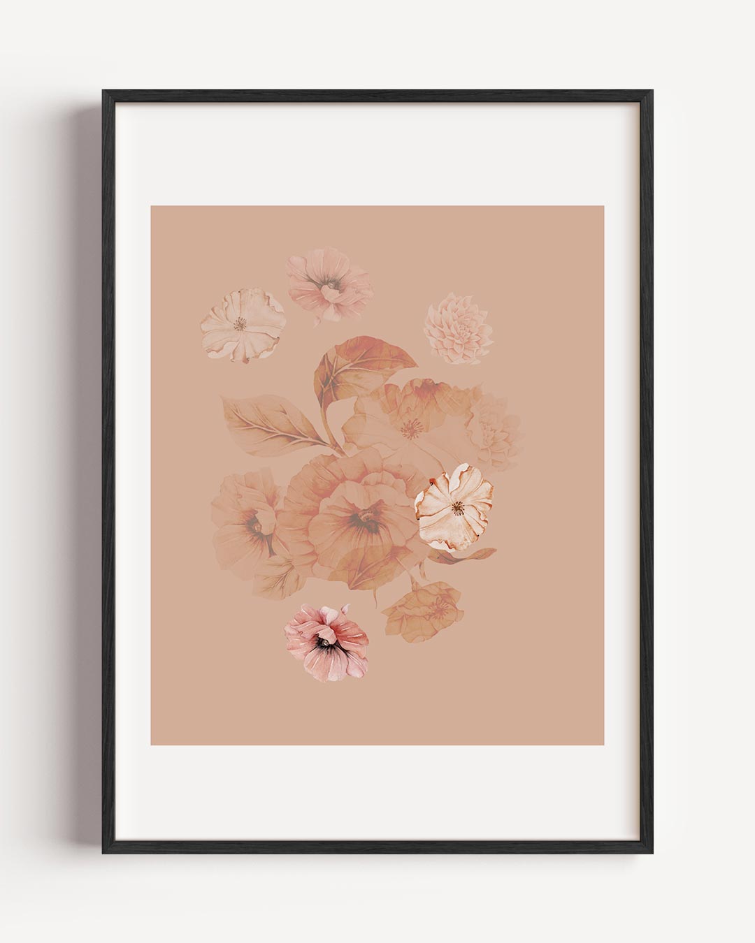 Romantische Bloemenposter – bloemen portret poster als wanddecoratie