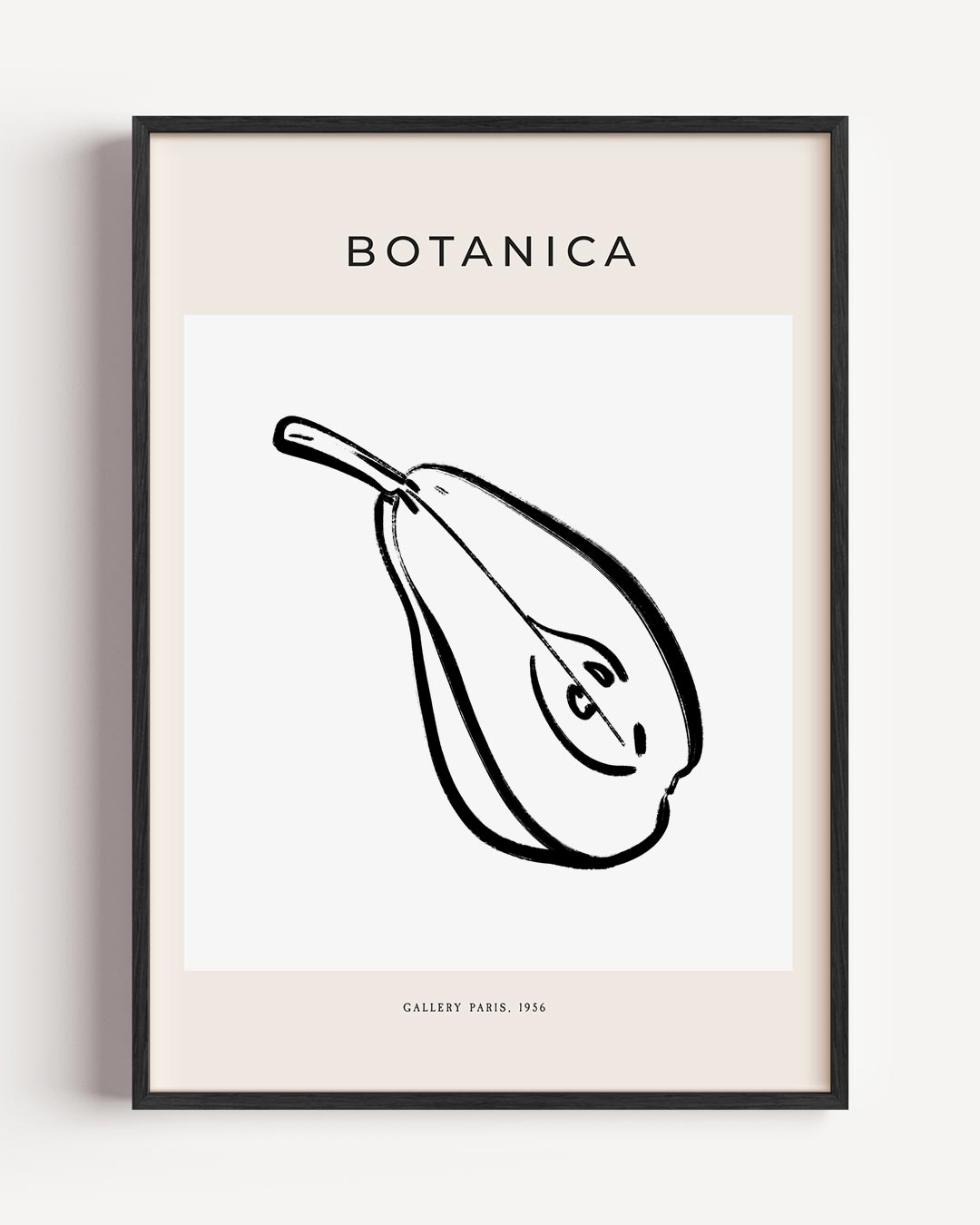 Botanica Peer Illustratie – keuken portret poster als wanddecoratie