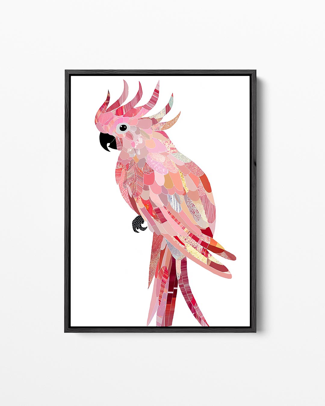 Vrolijke vogel – staand wanddecoratie kunstwerk
