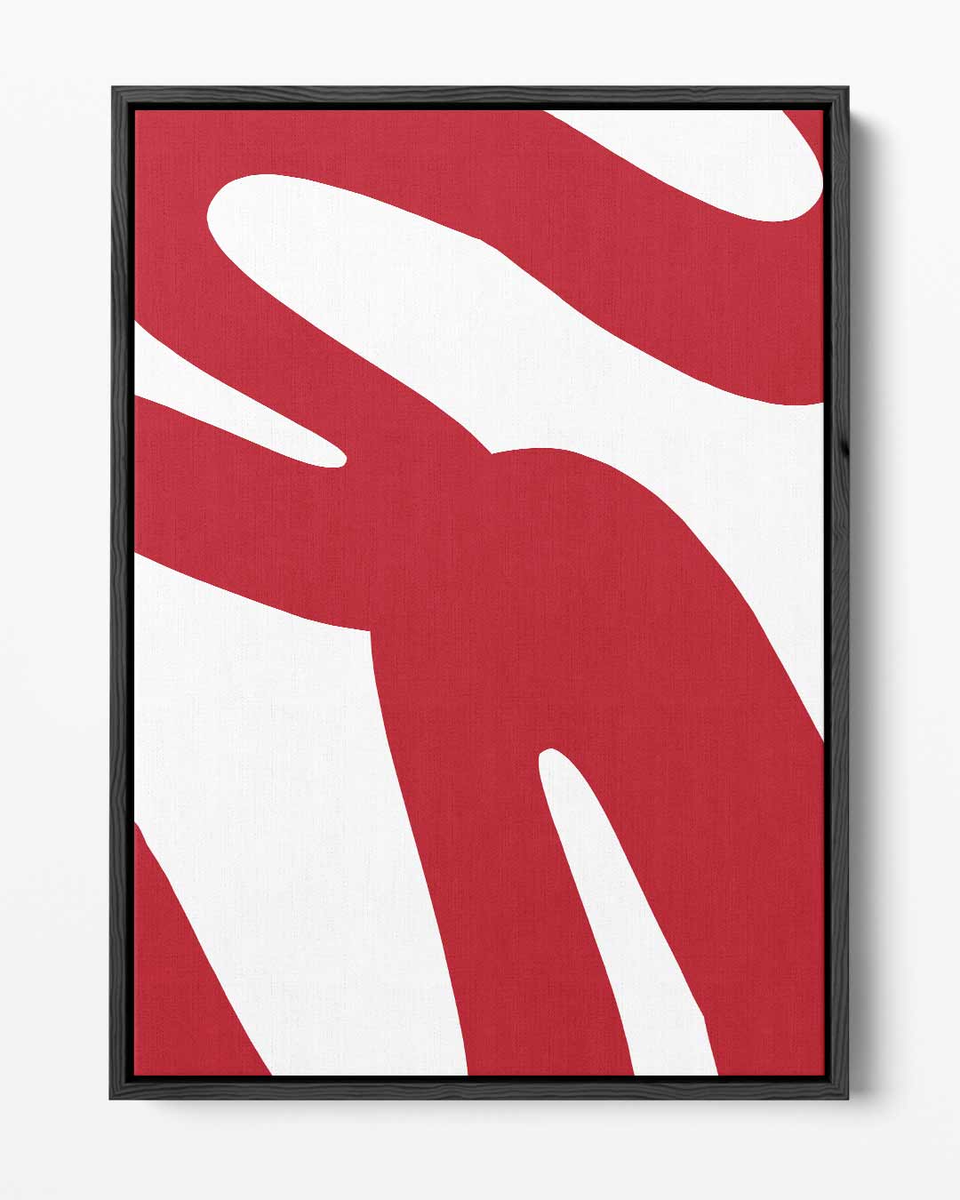 Vurig Abstract – portret kunstwerk als wanddecoratie