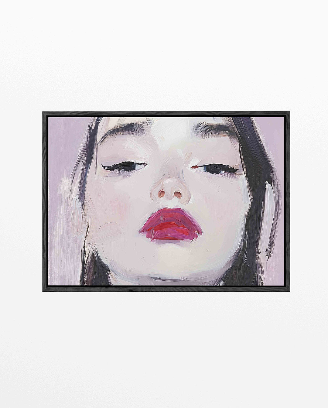 Portretstudie – Liggende wanddecoratie – liggend portret kunstwerk