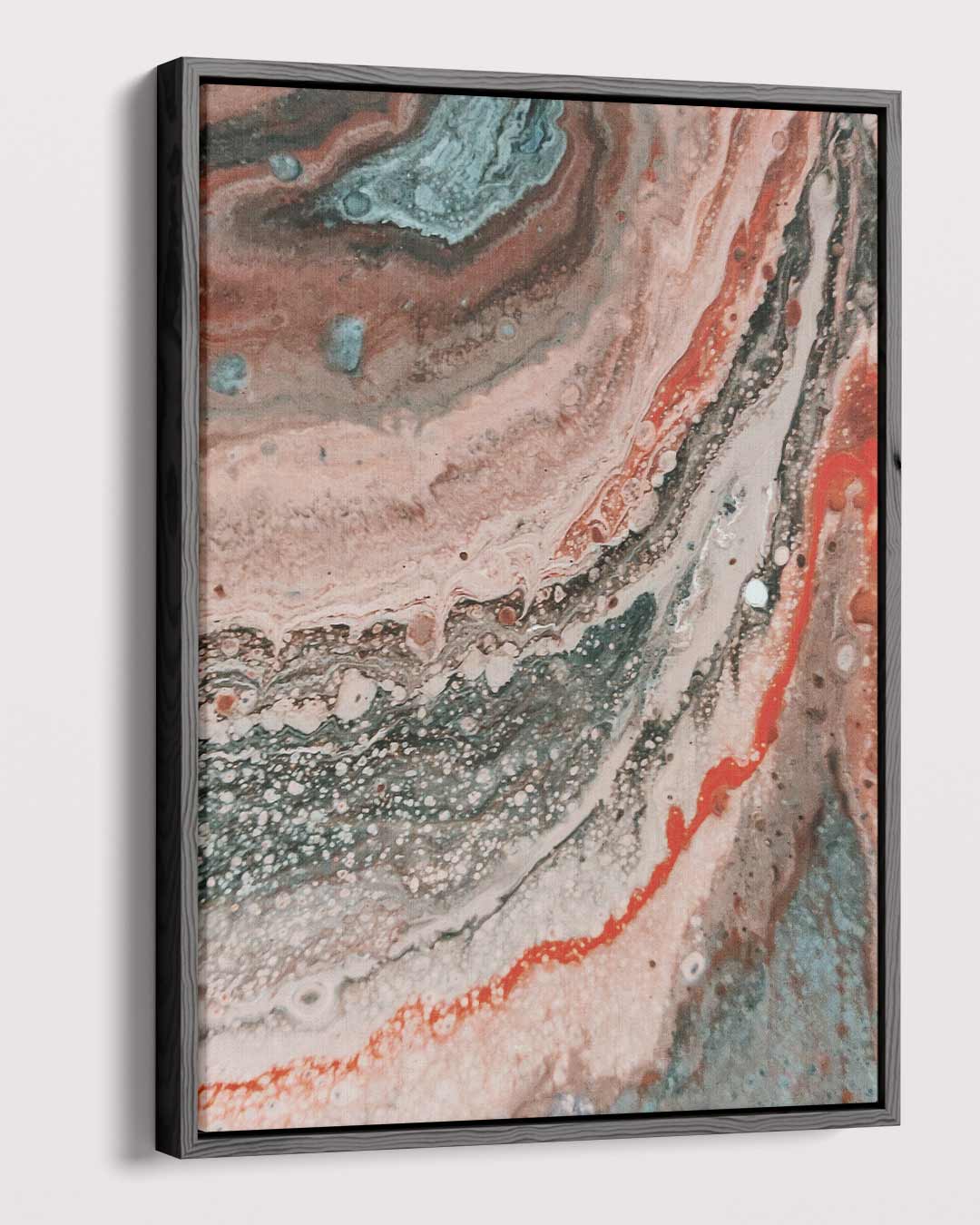 Kleurrijke Whirlpool – plexiglas wanddecoratie in portret formaat