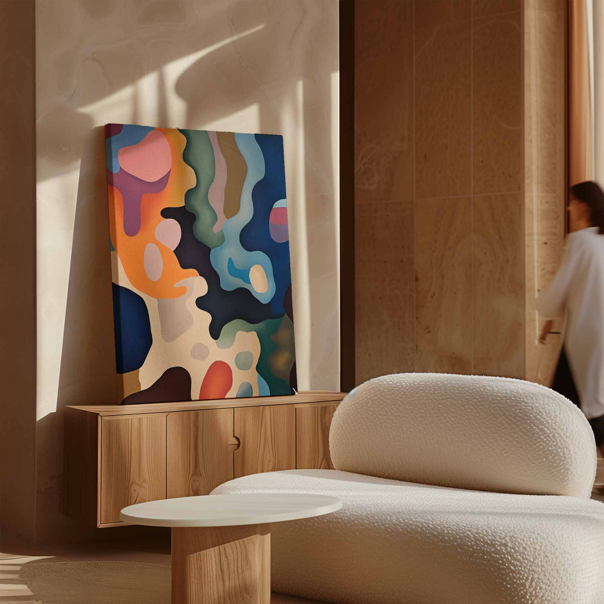 Kleurenexpeditie – dibond kunstwerk als wanddecoratie
