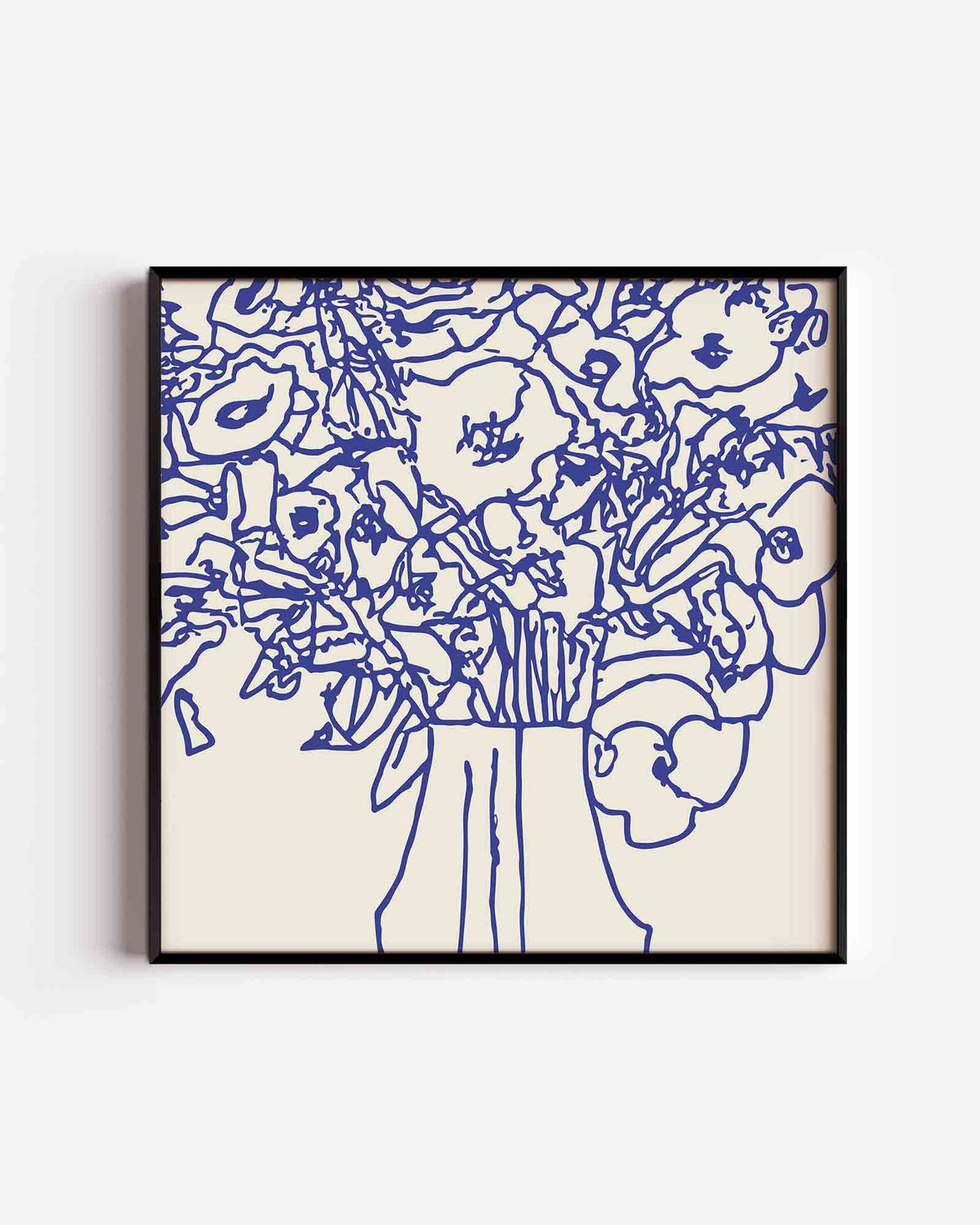 Bloemenvaas – keuken vierkante poster als wanddecoratie