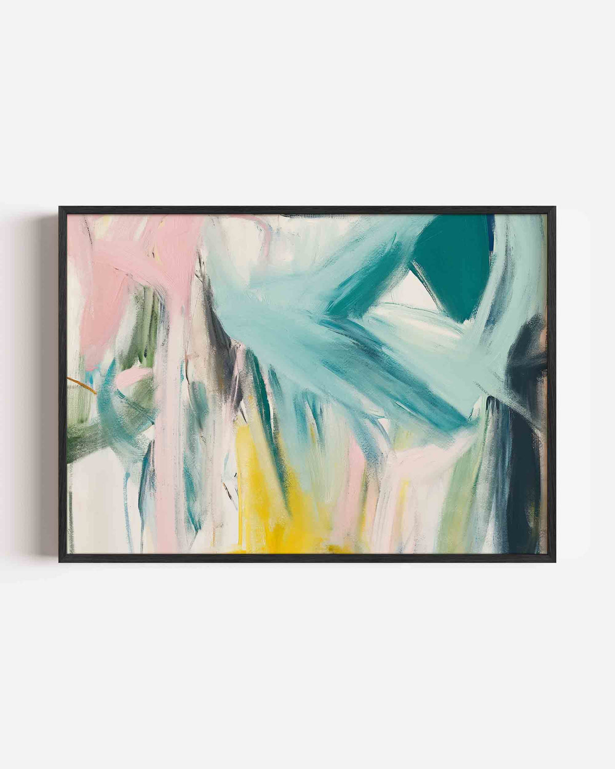 Abstracte vormen – abstracte landscape poster als wanddecoratie