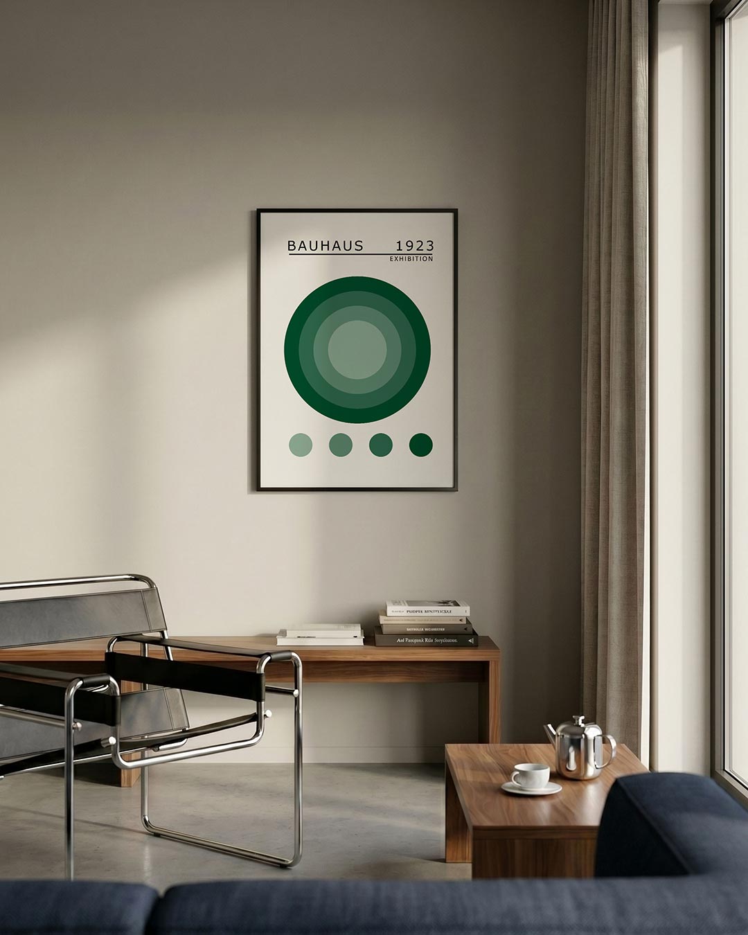– geometrische poster in Bauhaus-stijl van WallArtistic