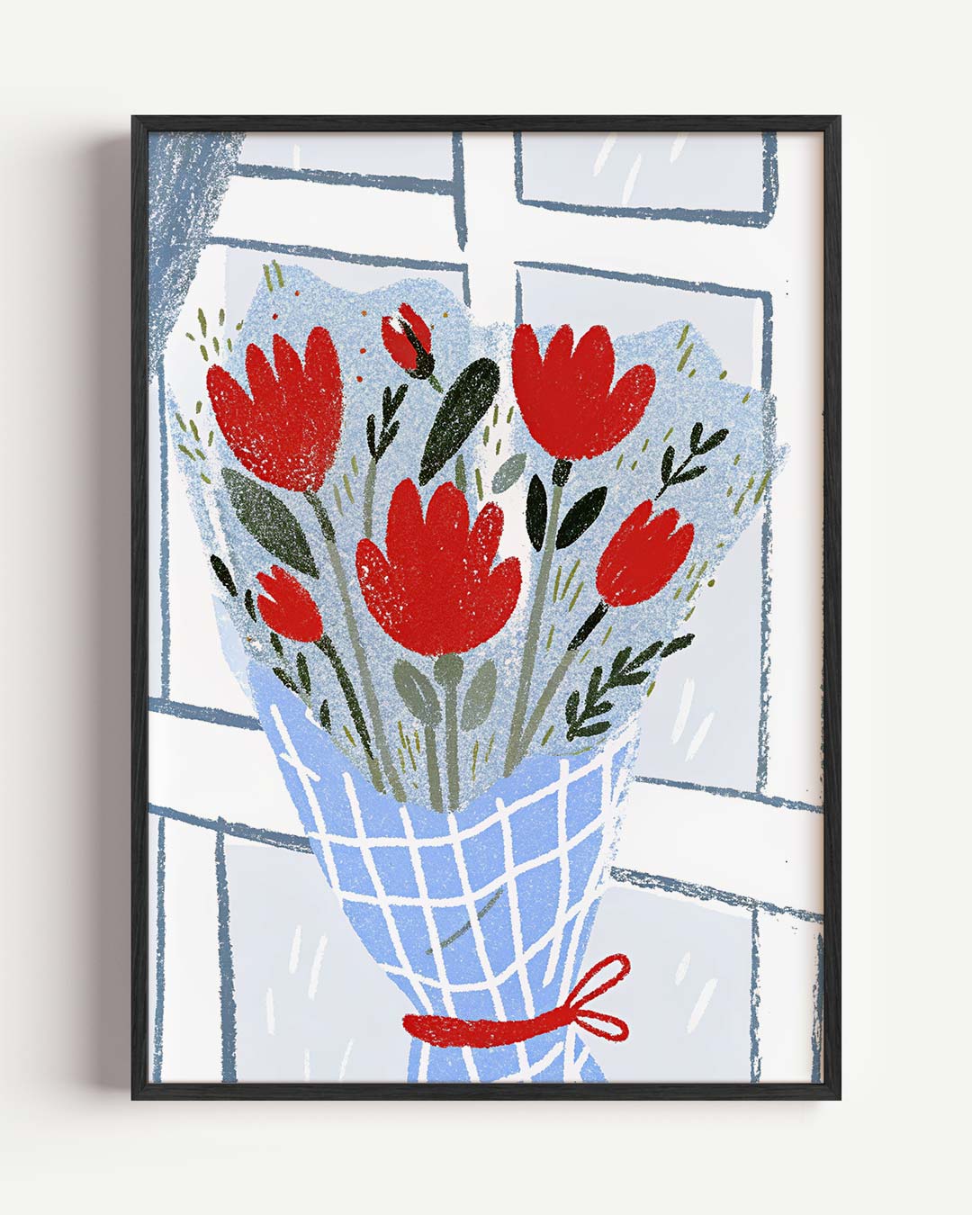 Lente Bloemenpracht – zomer portret poster als wanddecoratie