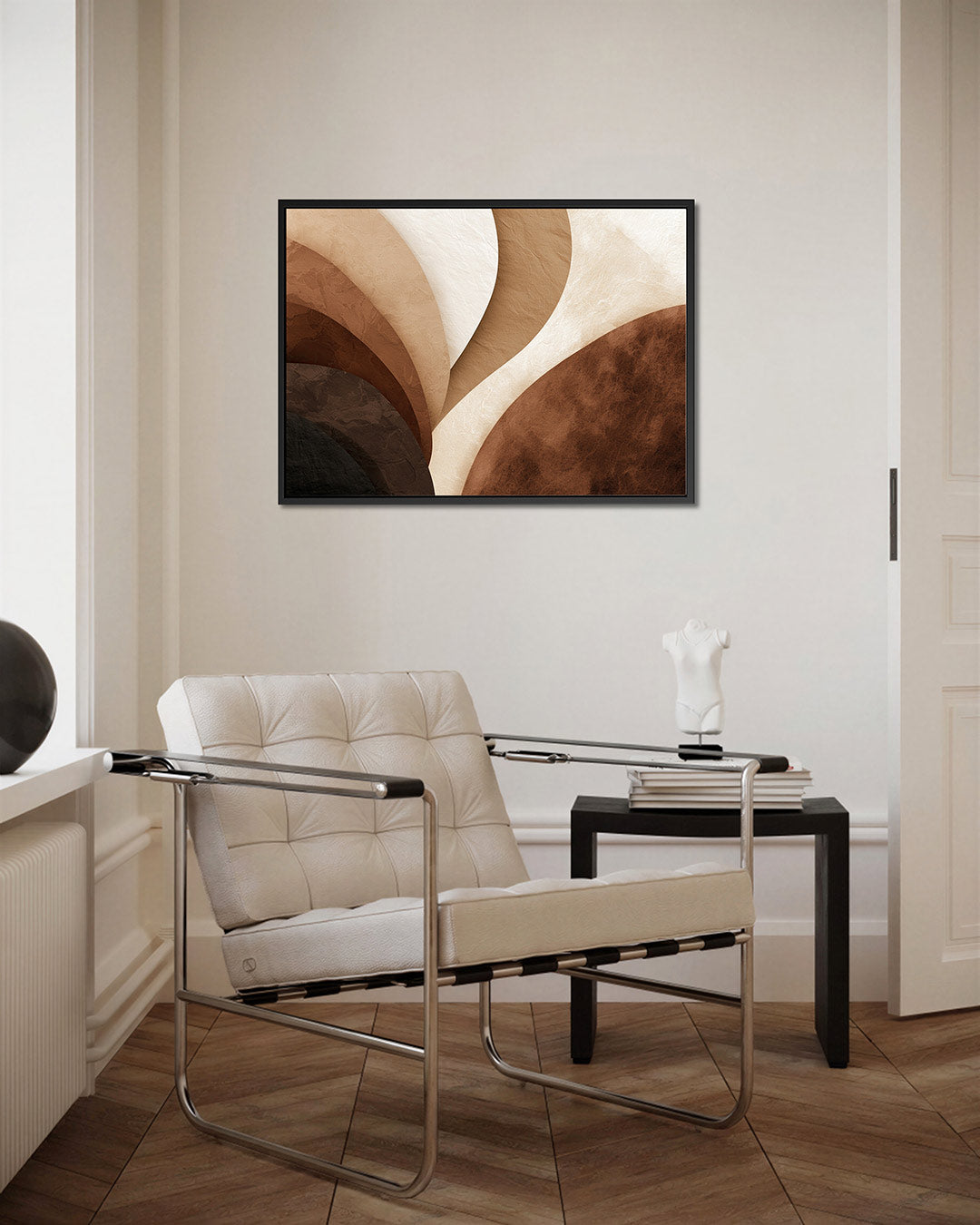 Organische vormen compositie – Editie 4 – kunstwerk op canvas, dibond of plexiglas