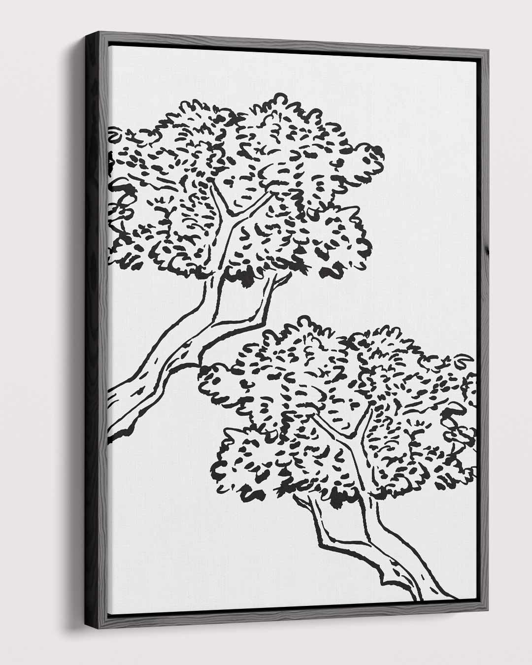 Dansende Bomen aan de Hemel – dibond kunstwerk als wanddecoratie