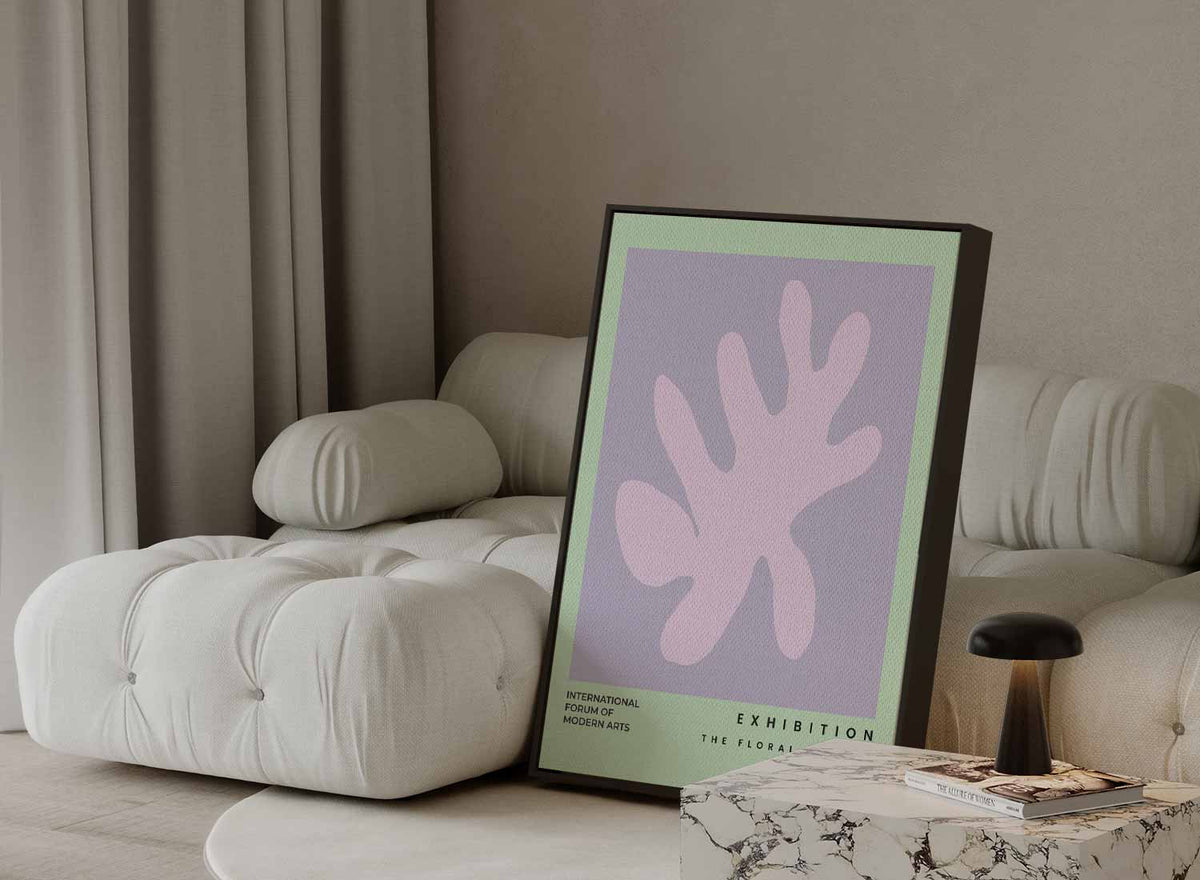 De Bloemenhand – canvas kunstwerk als wanddecoratie