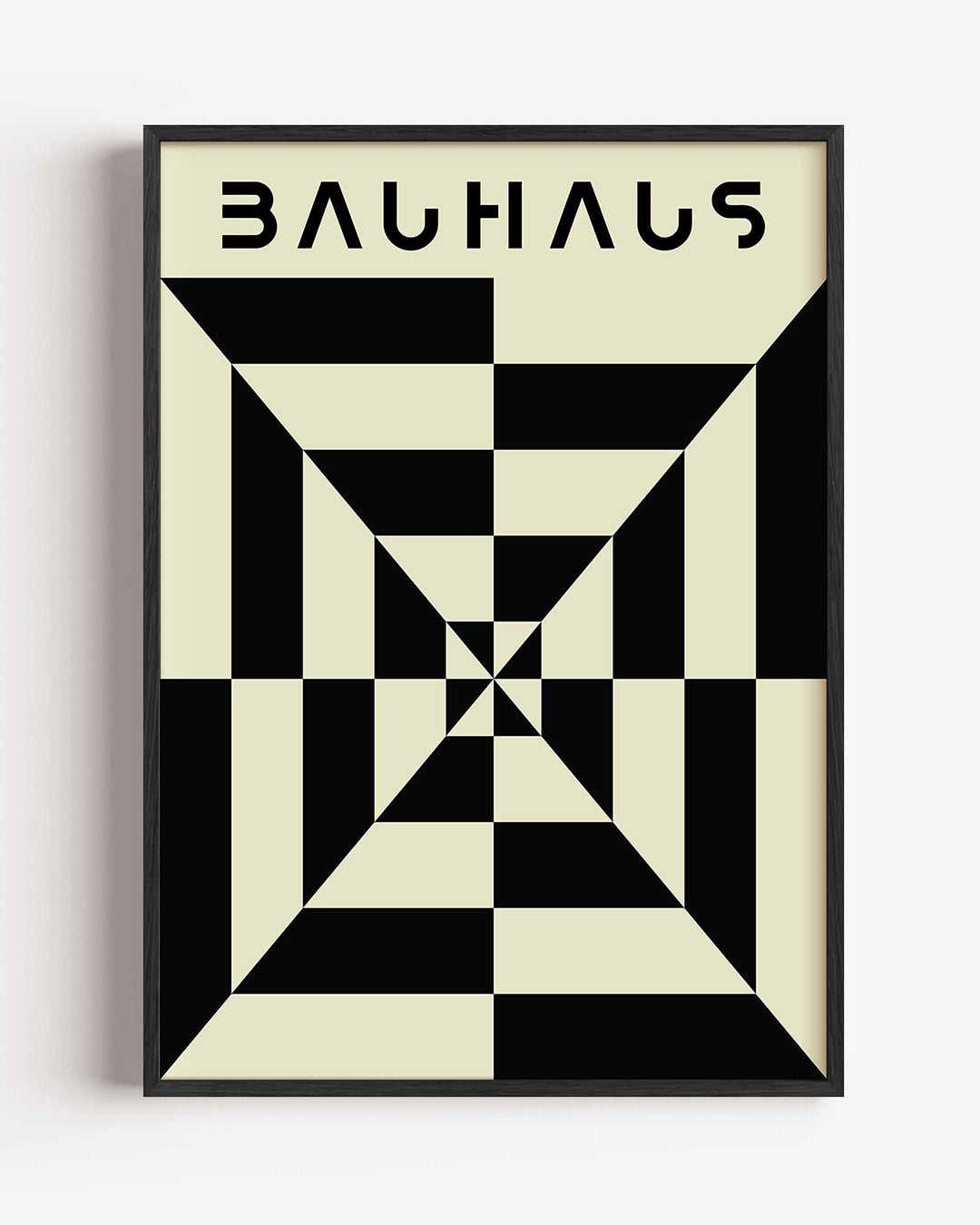 Abstracte – staande Bauhaus poster als wanddecoratie