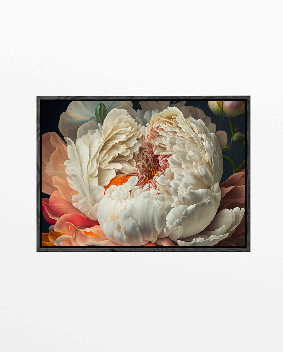 Bloemrijke harmonie – liggend bloemen kunstwerk
