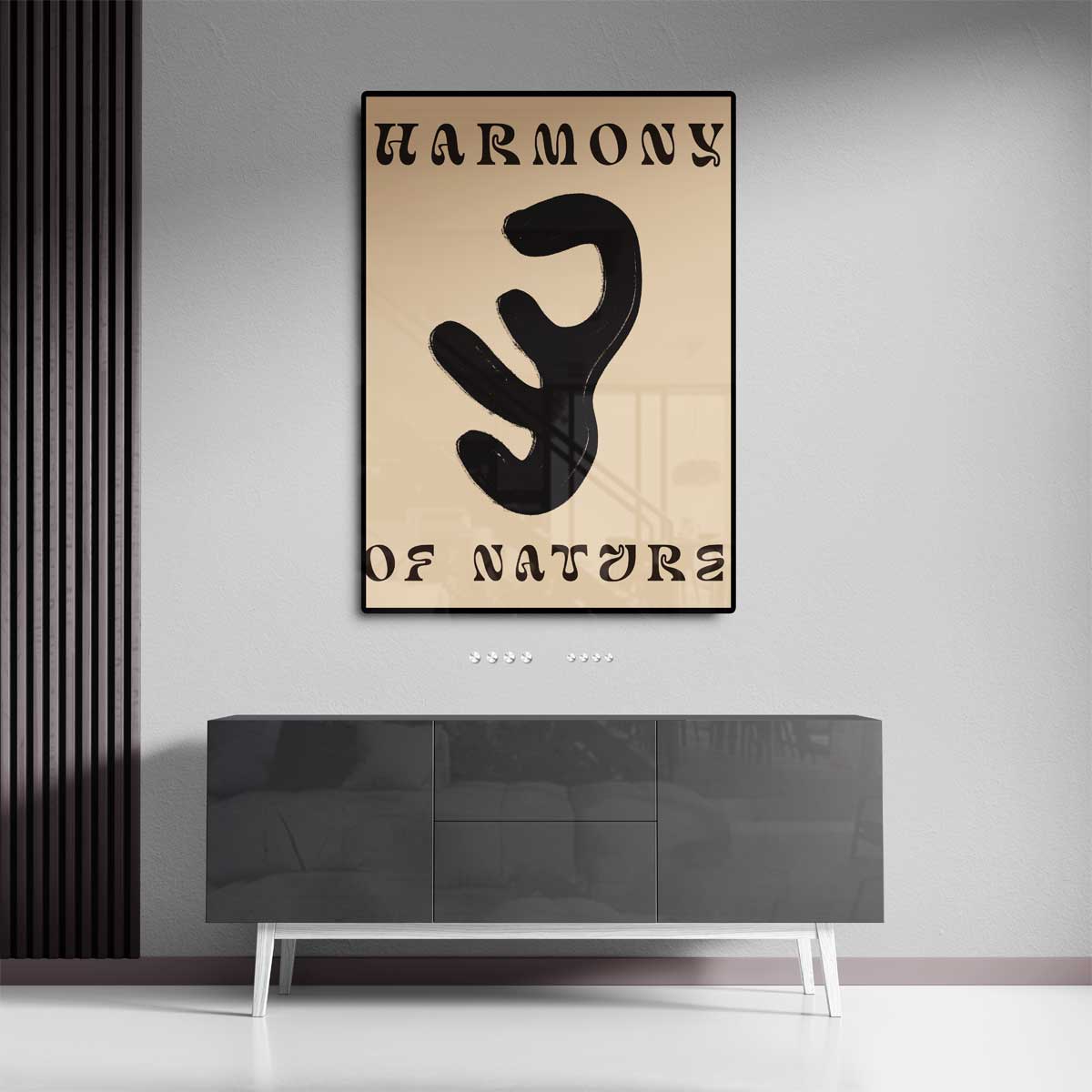 Harmonie van de Natuur Poster – staand kunstwerk voor modern interieur