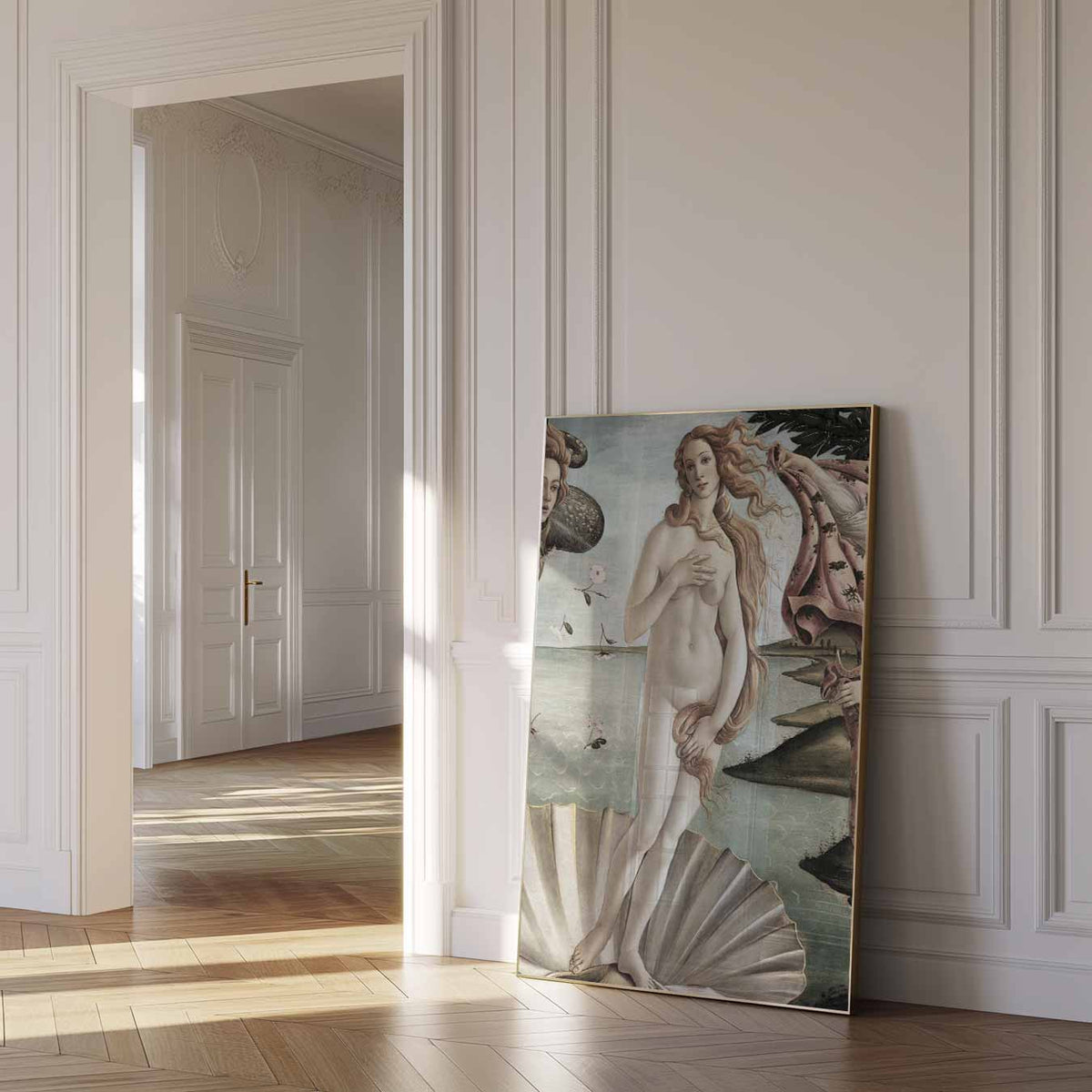 De Geboorte van Venus – vintage poster als sfeervolle wanddecoratie