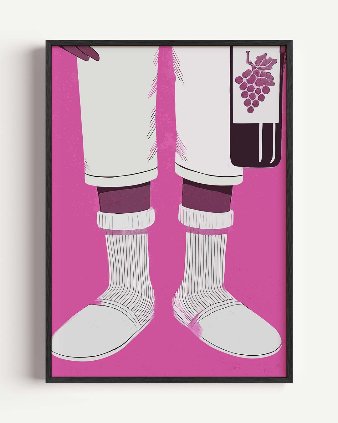 Relaxte Flair – Popart en Streetart portret poster als wanddecoratie