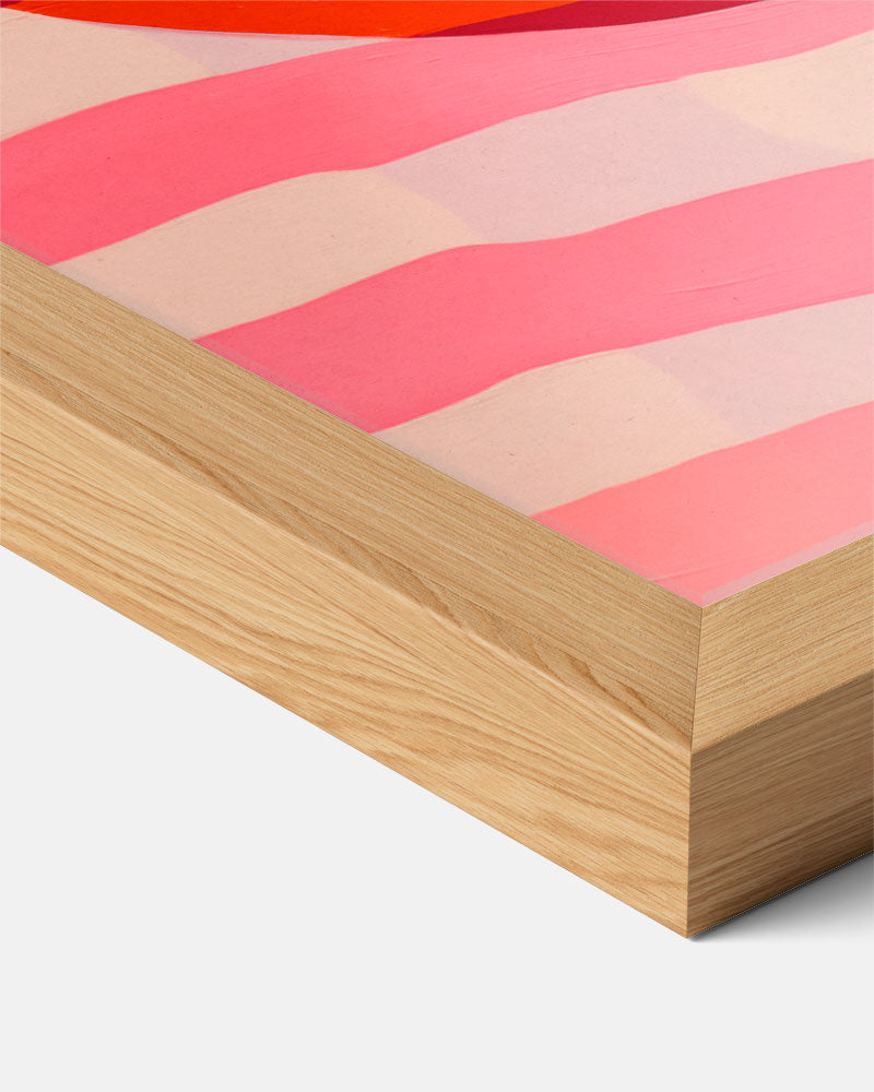 Retro Stijl Gebakken Ei – staande keuken wanddecoratie van WallArtistic