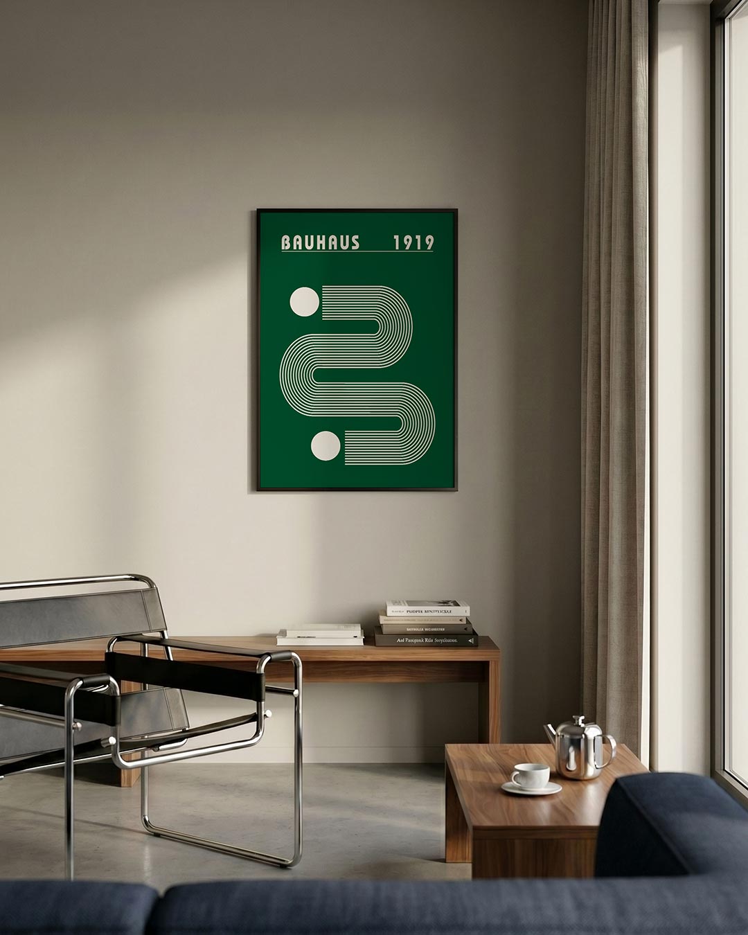 – geometrische poster in Bauhaus-stijl van WallArtistic