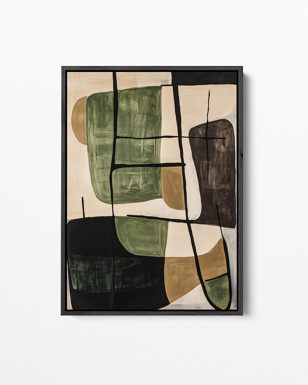 Organische vormen compositie – staand wanddecoratie kunstwerk