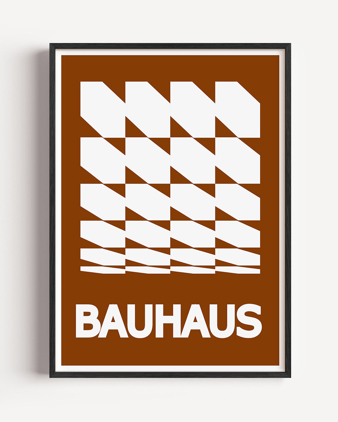 Vorm en ritme – staande Bauhaus poster als wanddecoratie
