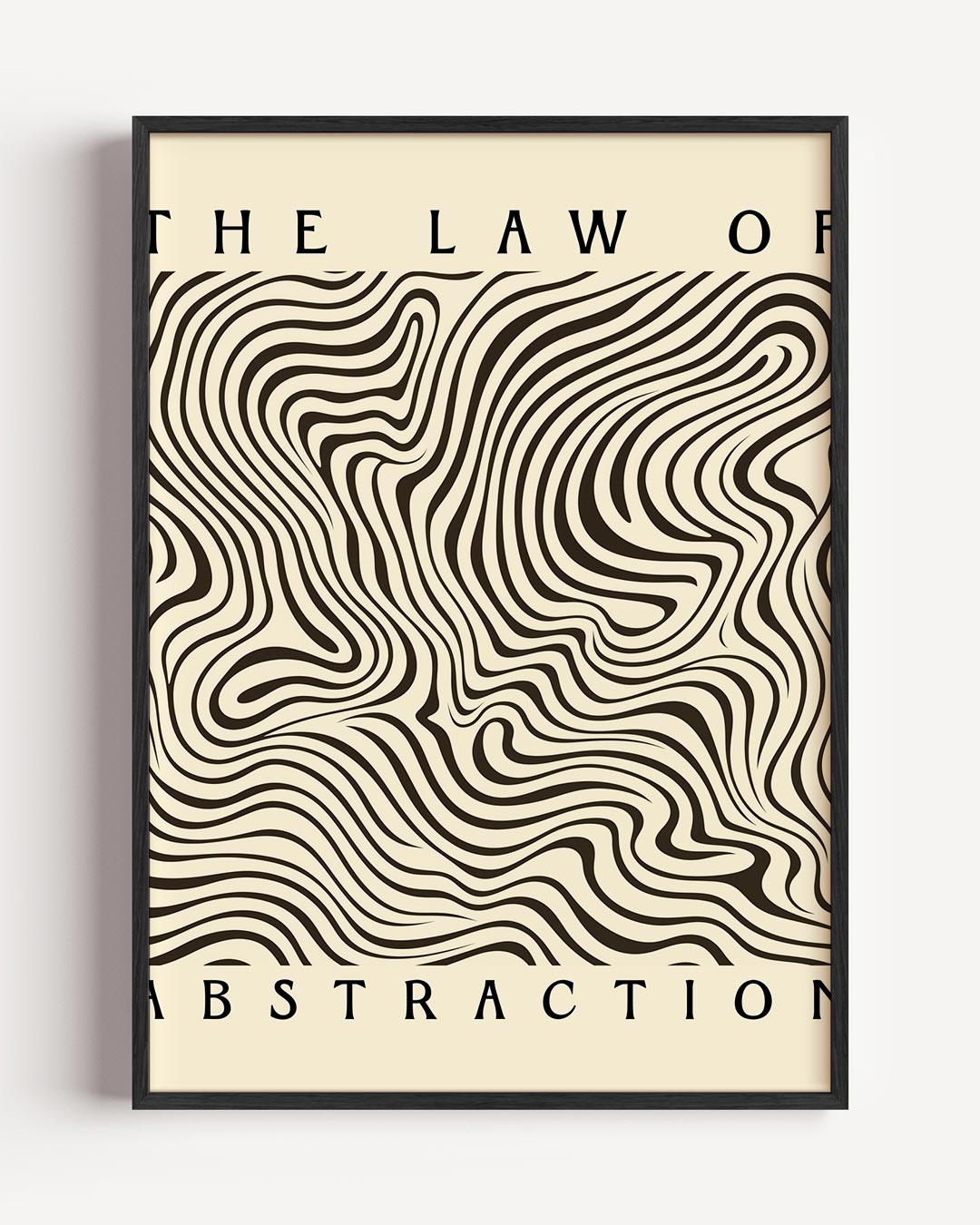 The Law of Abstraction – botanische portret poster als wanddecoratie