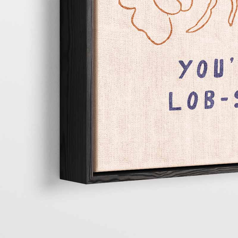 Lob-Star Illustratie Poster – plexiglas wanddecoratie in portret formaat