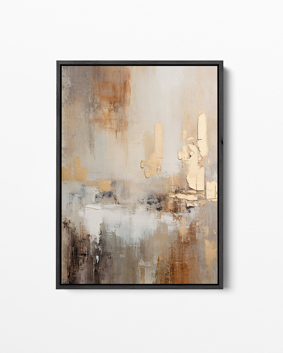 Gelaagde texturen – staand wanddecoratie kunstwerk
