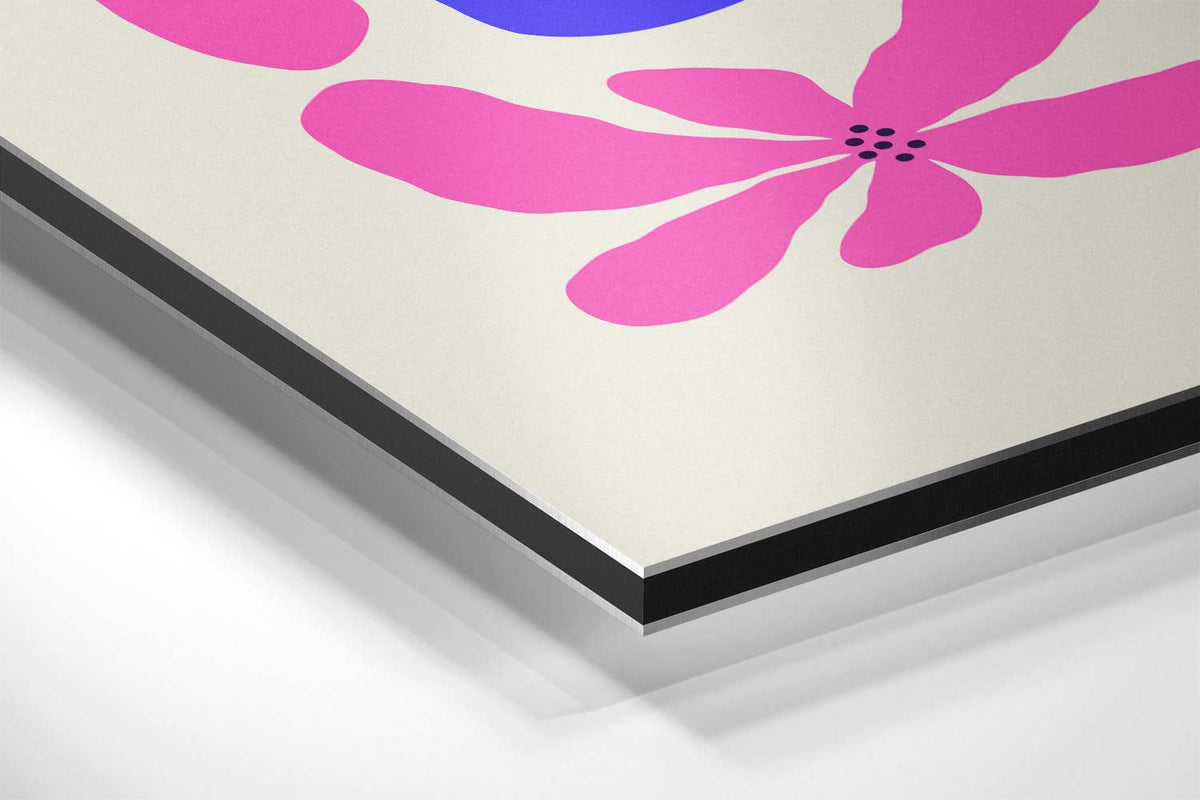 Bloemenexplosie Canvas – modern portret kunstwerk van WallArtistic