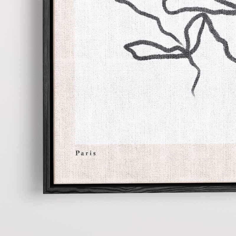 Organische Lijnen Kunstprint – plexiglas kunstwerk als wanddecoratie