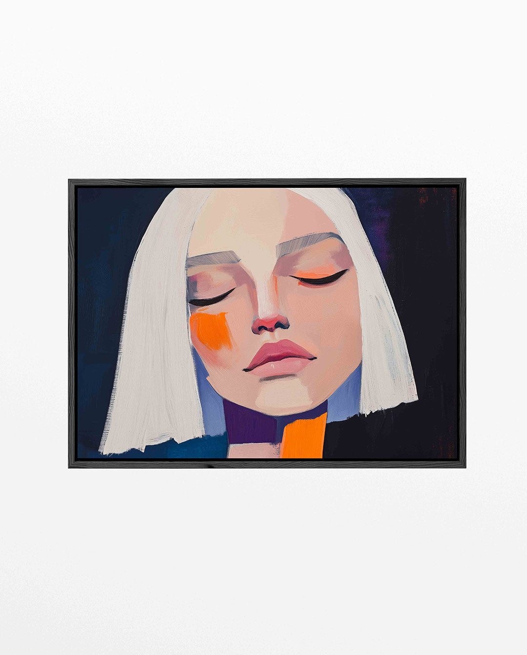 Dromerige portretkleuren – liggend portret kunstwerk