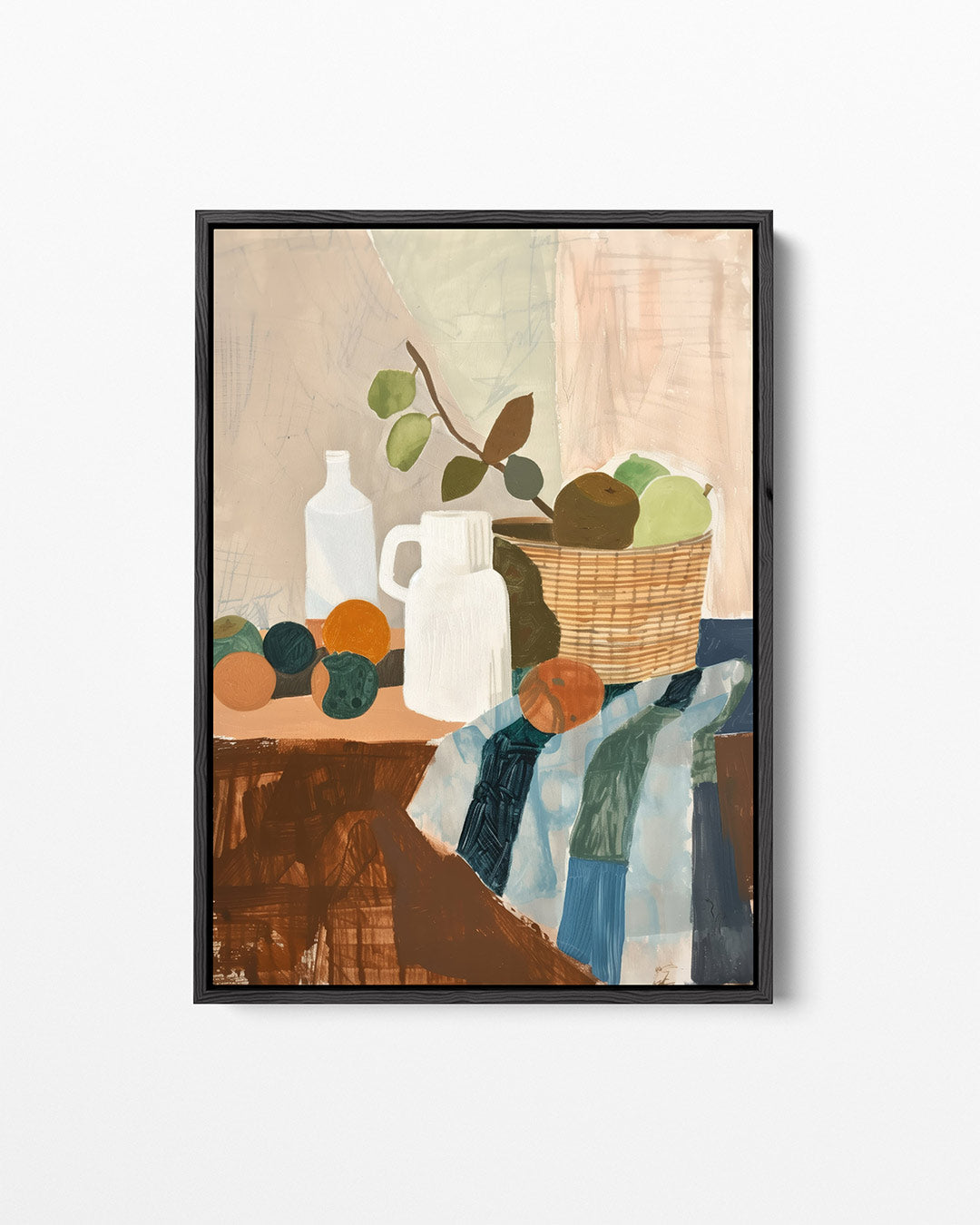 Fruit en vormen – staand wanddecoratie kunstwerk
