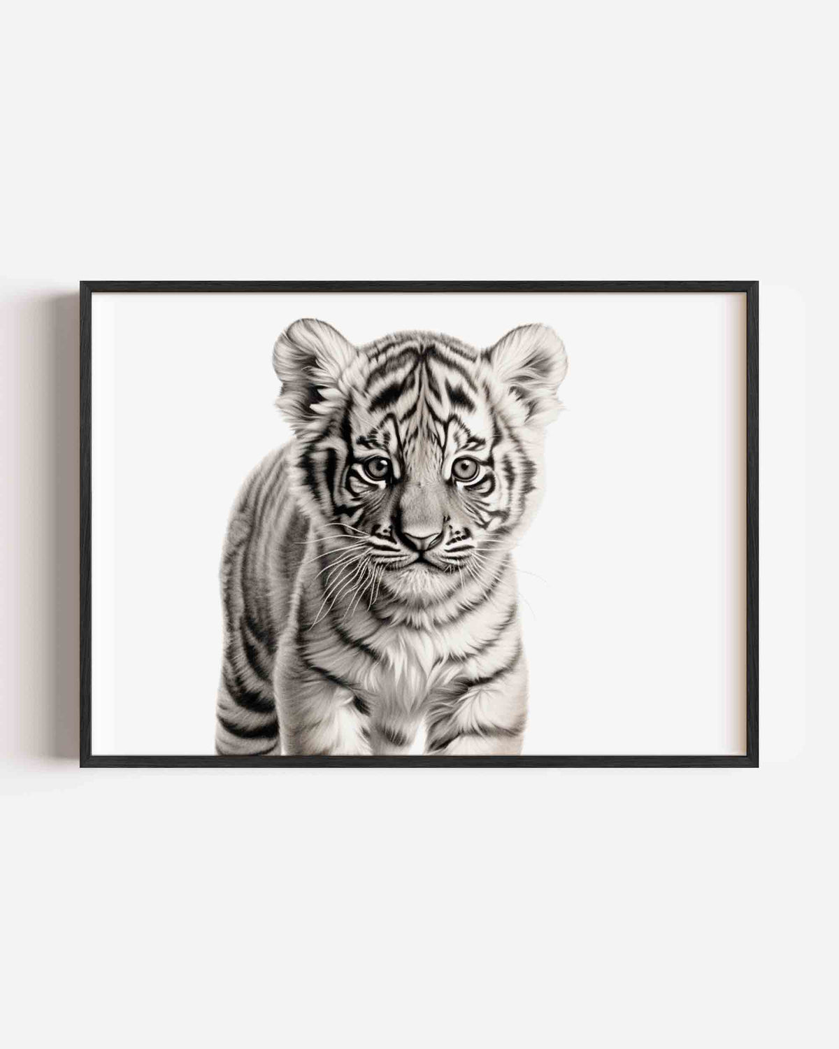 Tijgerwelp – dieren landscape poster als wanddecoratie