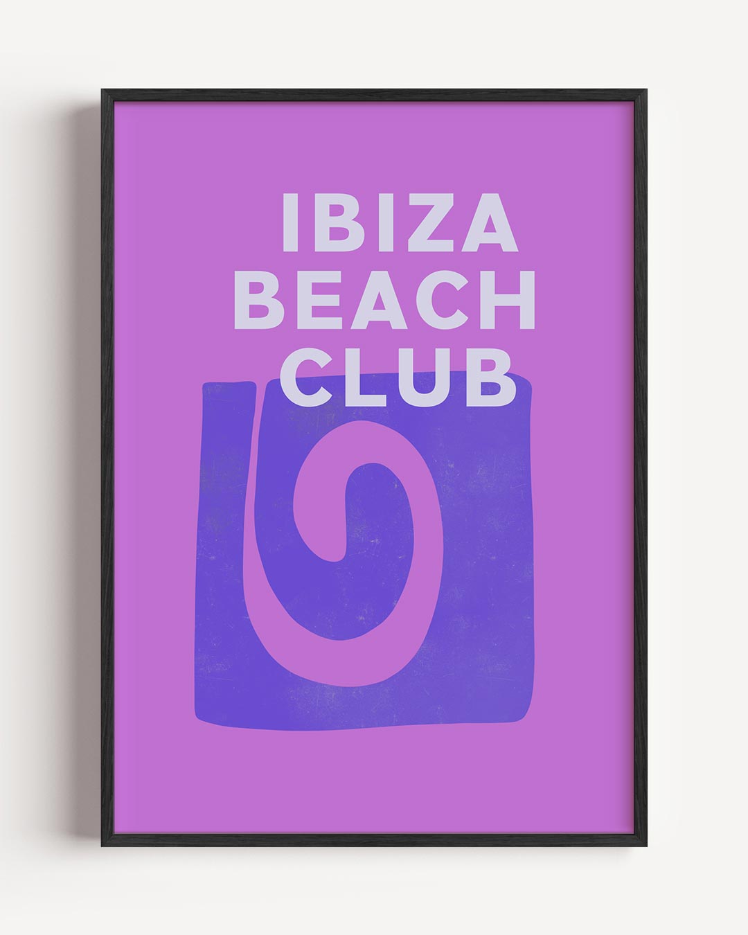 Ibiza Beach Club – zomer portret poster als wanddecoratie