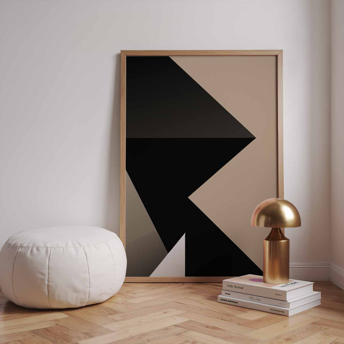 Abstracte Stijlvolle – staande kleurrijke abstracte wanddecoratie van WallArtistic