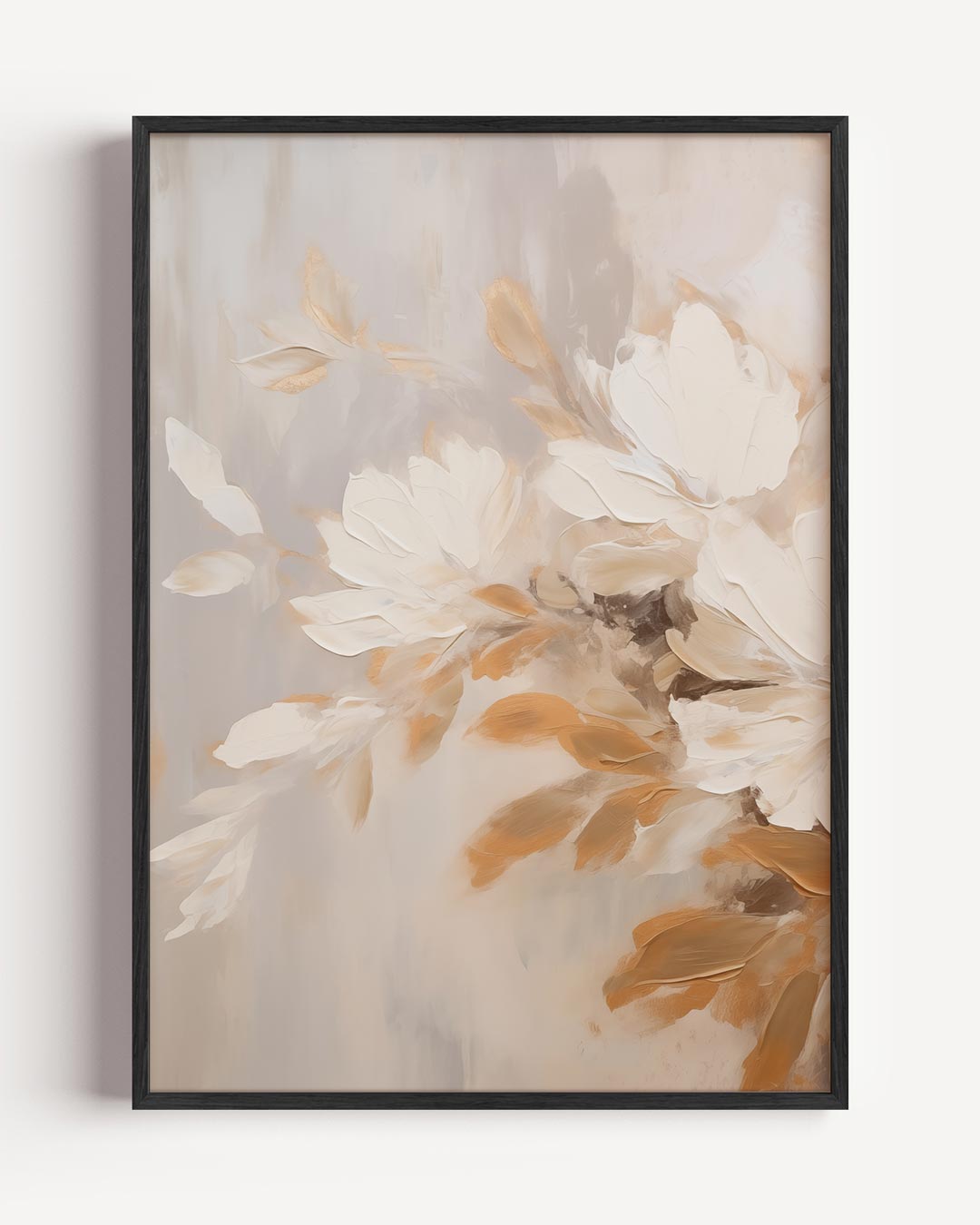 Bloemenpracht Abstracte Kunst – textuur portret poster als wanddecoratie