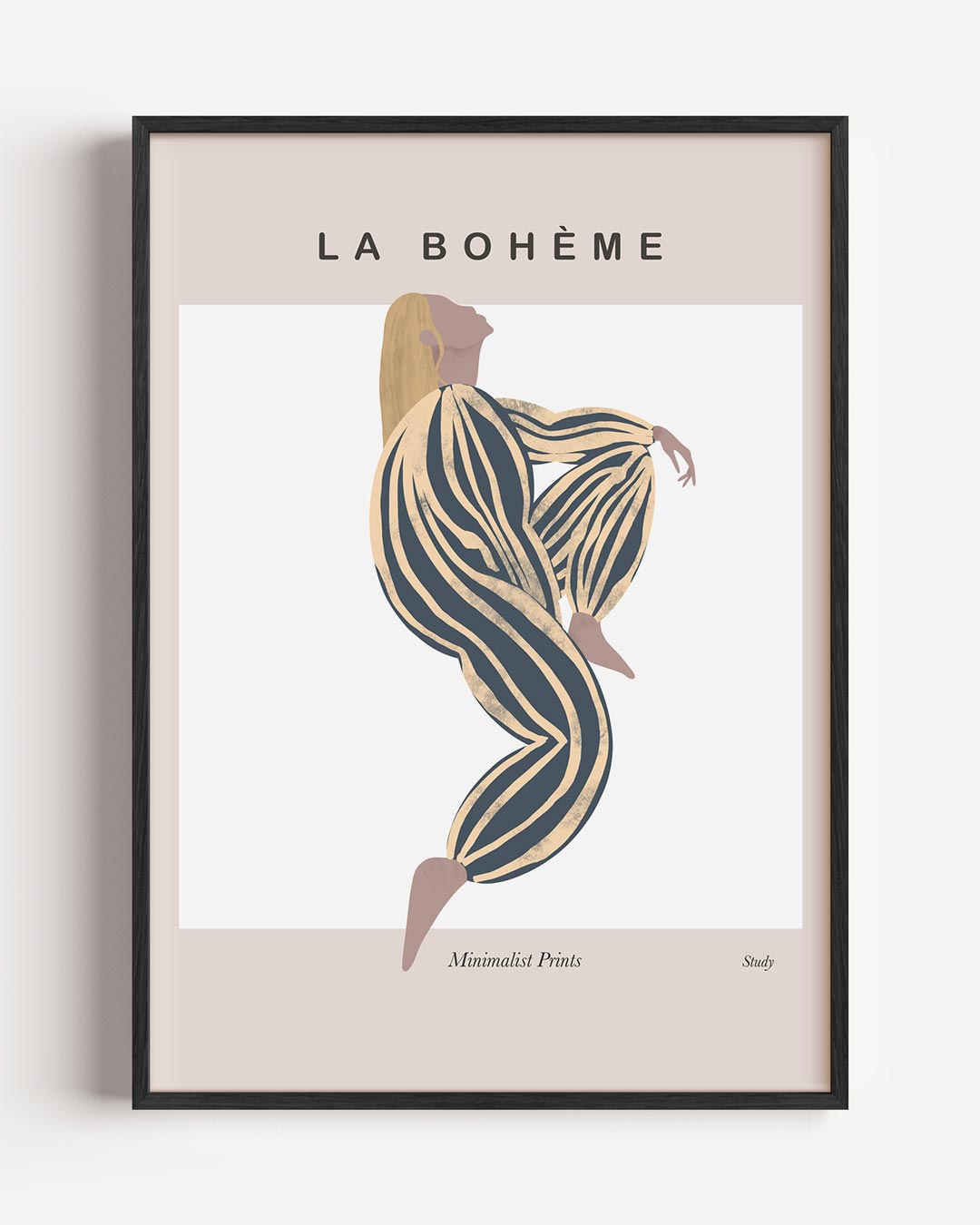La Bohème Minimalistische – boheme portret poster als wanddecoratie