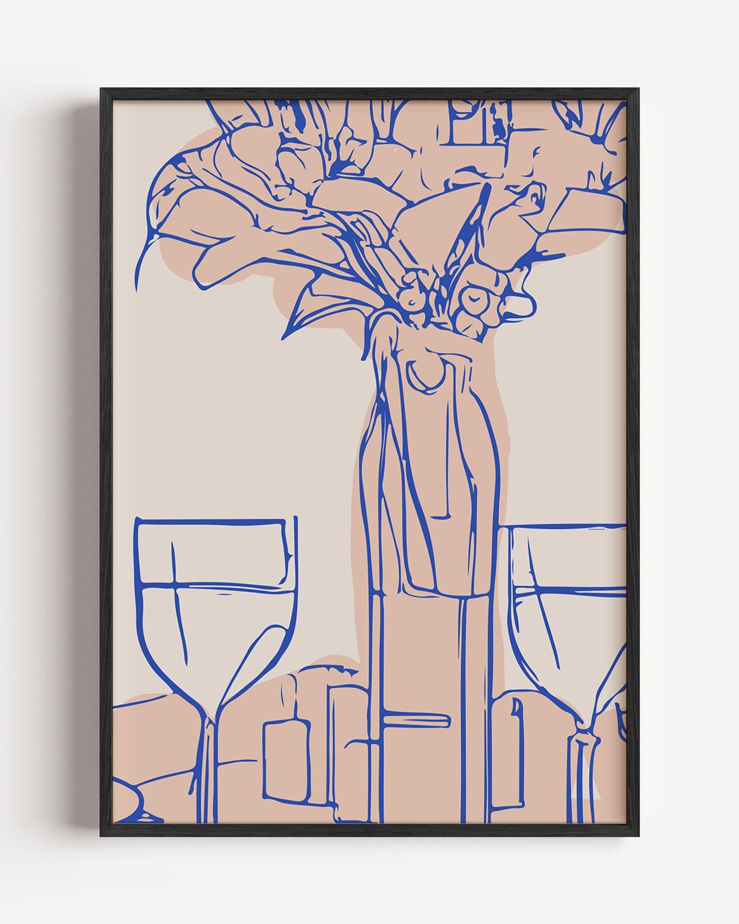 Stijlvolle Diner Momenten – keuken portret poster als wanddecoratie