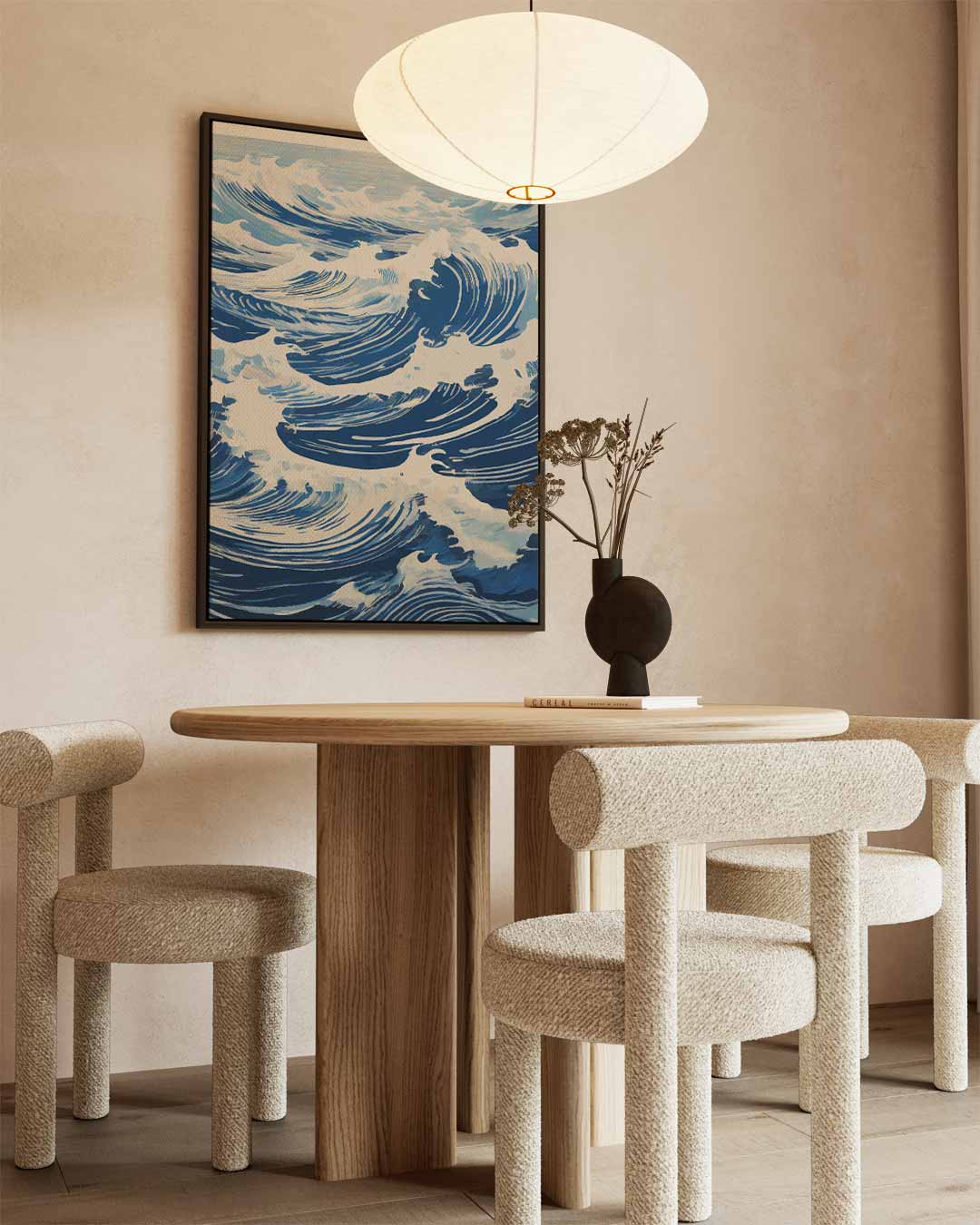 Golven van de Oceaan – staand kunstwerk voor modern interieur
